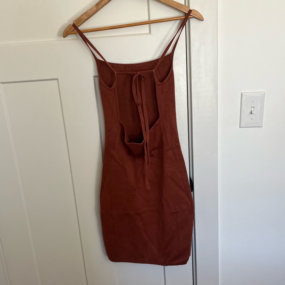Abercrombie & Fitch Rust Mini Dress - Picture 2 of 7